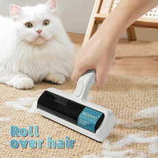 Roller Pet Hair Remover – Original Size Reusable Lint Roller for Cat & Dog Hair on Furniture, Couch, Carpet, Car, Rugs & Bedding – Portable, Eco-Friendly