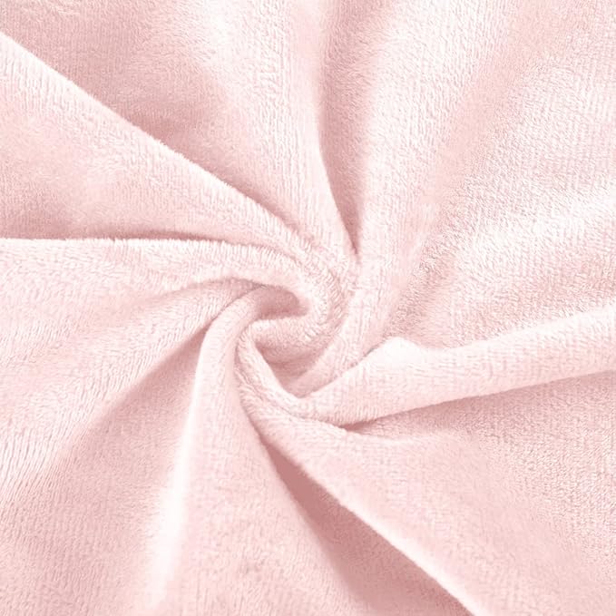 EVOLIVE Soft Micromink Polyester Body Pillow Cover 21''x54'', Pink, Zipper Closure