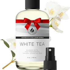 Aroma Country White Tea Diffuser Oil - Luxury Essential Oils for Diffuser Refill & Air Freshener Room Spray, Long-Lasting, Natural Home Fragrance and Hotel Scent for Diffusers & Machines (4 Fl. oz)