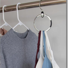 Multipurpose Closet Hangers- Tie and Belt Hanger for Closet- Great Space Saving Belt Organizer for Wardrobe - Ideal for Storing Belts, Ties, Scarfs, Baseball Hats, Purses & More- 1 Pack