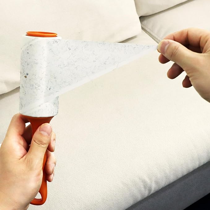 4 inch Lint Roller Refills Compatible with Evercare PetLovers Muji IKEA Bastis and More Standard 4 inch Lint Rollers Extra Sticky Roller Refill 60 Sheets per Roll 5 Pack Total 300 Sheets