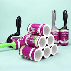 4 inch Lint Roller Refills Only Compatible with Scotch-Brite Pet Hair Pickup Extra Sticky Lint Roller for Couches Clothes and More 90 Sheets per Refill 6 Pack 540 Easy-Tear Adhesive Sheets Total