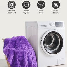 Weighted Lap Blanket 7 lbs for Adults, Luxury Soft Small Weighted Blanket, Compact Portable Weighted Lap Pad for Relaxation, Sleeping, Travel, All-Season Use, Deep Purple, 40