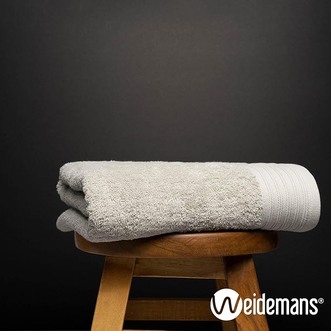 100% Cotton Towels 35" X 70" | Silver Towels Set of 1 Ultra Soft and Highly Absorbent Bath Towel Set Cotton, Gym, Hotel, Spa, Machine Washable