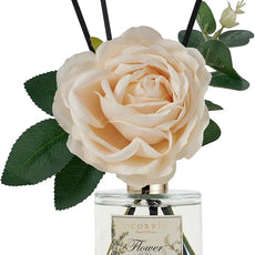 Cocorrina Reed Diffuser Set, Flower Reed Diffuser Black Forest 6.7 oz, Scented Diffuser with Sticks Home Fragrance Essential Oil for Bathroom Shelf Decor, Living Room, Large Room, 1pack