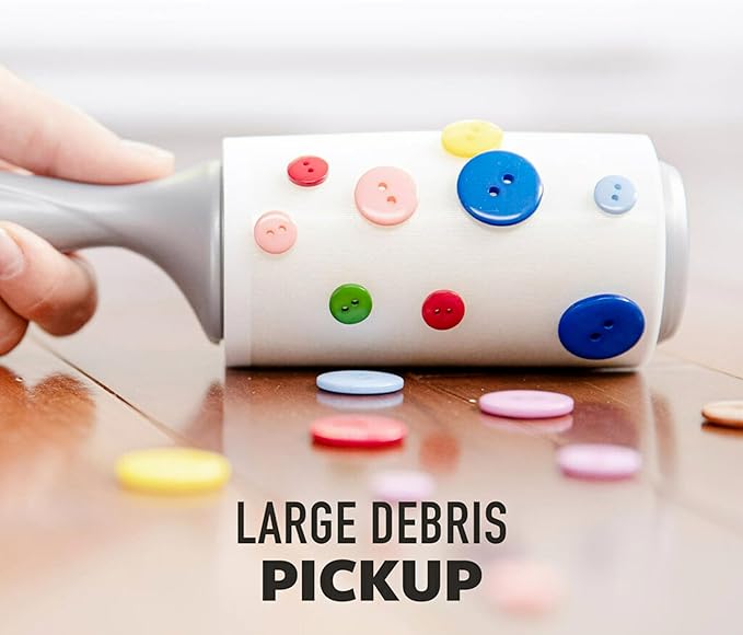 Scotch-Brite Extreme Clean Lint Roller, 50% Stickier*, Heavy Duty for Removing Debris and Pet Hair on Clothes, Furniture, Cars, Offices & More, 2 Pack, 200 Adhesive Sheets Total