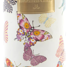MACKENZIE-CHILDS Enamel Utensil Holder, Kitchen Utensil Holder for Countertop, Storage Caddy, Butterfly Garden