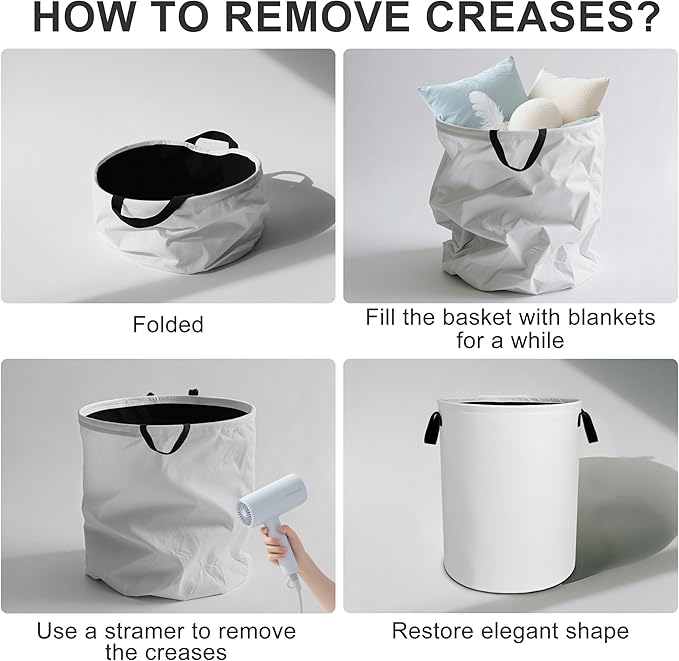 Mushroom Laundry Basket Foldable Oxford Cloth Tote Bag Laundry Hamper Clothes Storage Bucket Organizer For Bathroom/Laundry Storage/Bedroom 19.6x15.7 Inch