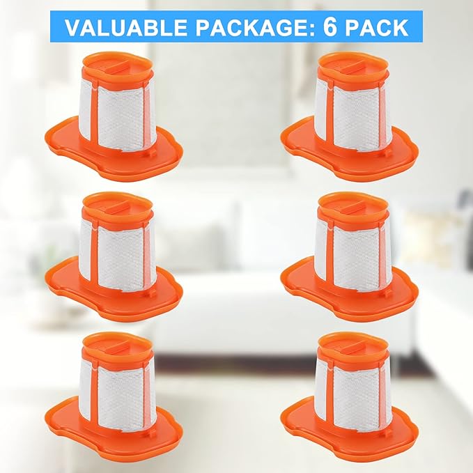 HHVKF10 Filter Replacement Compatible with Black and Decker Hand Vacuum HHVK HHVK515JP07 HHVK320J10 HHVK320J HHVK320J61 HHVK320JZ01 HHVK515J00FF HHVK515JP HHVK415B01,HHVKF10 Filter LUXRILIX