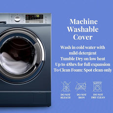 OhGeni Cooling 4 Inch Twin Size Dual Layer Mattress Topper, 2 Inch Gel Memory Foam, 2 Inch Soft Pillow Top Pad, Washable Bedroom Cover for Kids Mattresses, Extra Comfortable Sleep and Back Pain Relief