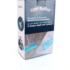 Reusable Sticky Picker Set Cleaner Lint Roller Pet Hair Remover Brush, Blue 8 inch Large Size + Pocket Size