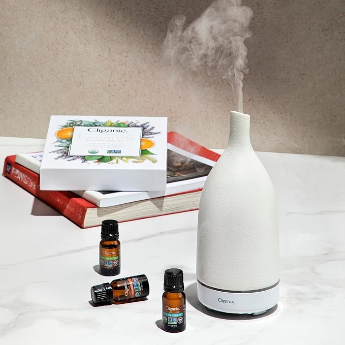Cliganic Organic Cardamom Essential Oil - 100% Pure Natural for Aromatherapy Diffuser | Non-GMO Verified