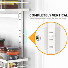 Moforoco White 9-Tier Over The Door Pantry Organizer, Pantry Organization And Storage, Metal Hanging Spice Rack Shelves Door, Home & Kitchen Essentials, Laundry Room Bathroom Organization