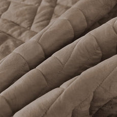 HORIMOTE HOME Quilt Set King Size Pine Bark, Classic Geometric Diamond Stitched Pattern, Ultra Soft Microfiber Lightweight Bedding Bedspread Coverlet for All Season with 1 Quilt 2 Pillow Shams