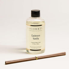 COCORRÍNA Reed Diffuser Refill - Cashmere Vanilla 6.7 Fl.oz Reed Diffuser Refill with 8 Sticks