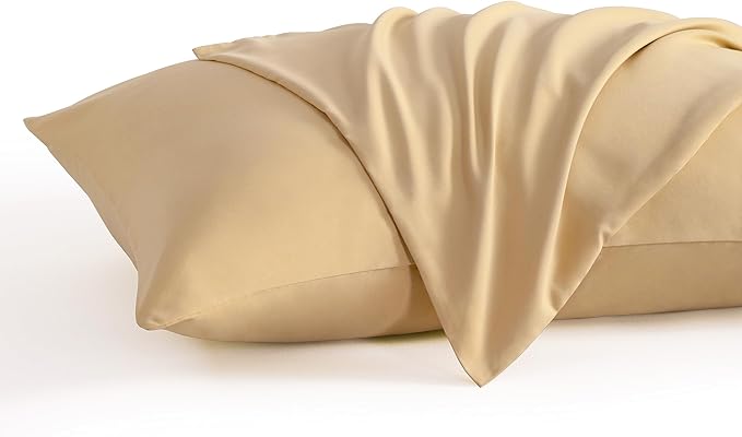 NTBAY Standard Pillow Cases Set of 2, 2 Pack Brushed Microfiber 20x26 Pillow Cases, Soft, Wrinkle, Fade, Stain Resistant Light Taupe Pillow Cases with Envelope Closure, 20x26 Inches, Light Taupe