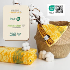 SEMAXE Luxury Bath Towel for Bathroom, 100% Cotton Towel with Hanging Loop, Soft & Absorbent, Gift Box Packaging, 55