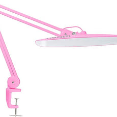 Neatfi XL 2,200 Lumens LED Task Lamp, 20W, 182 Pcs SMD LED, Dimmable, 4 Level Brightness, 3 Light Modes, Desk Light for Home, Office, Workbench (CCT, Pink)