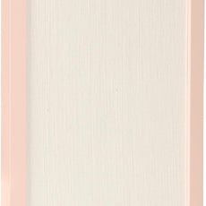 Kate and Laurel Holbrook Glam Framed Scallop Fabric Pinboard, 15 x 24, Pink, Decorative Modern Scalloped Bulletin Board for Use as Vision Board or Wall Organization