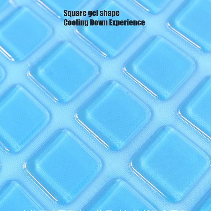 Gel Pillow Cooling Pad Mat, Soft Foldable Cushion, Cooling Mat Relief for Sleep Night Sweats Hot Flashes Dogs