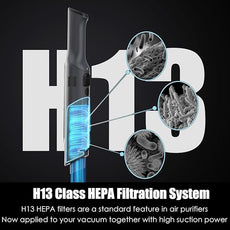 Handheld Vacuum Cordless, Lightweight 1.4lb with Powerful Suction, Charging Dock, Single Touch Empty and Detachable Dust Cup, Portable Mini Car Vac for Home Office and Pet Hair