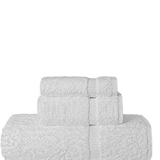 Chakir Turkish Linens | Hotel & Spa Quality 100% Cotton Premium Turkish Towels | Soft & Absorbent (3-Piece Towel Sets, White)