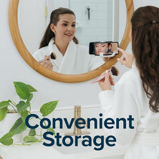 SlipX Solutions Power Lock Suction Cup Hook, Razor Holder & Phone Cradle (Perfect for Shower & Mirror, Holds 11 lbs, 2 Pack)