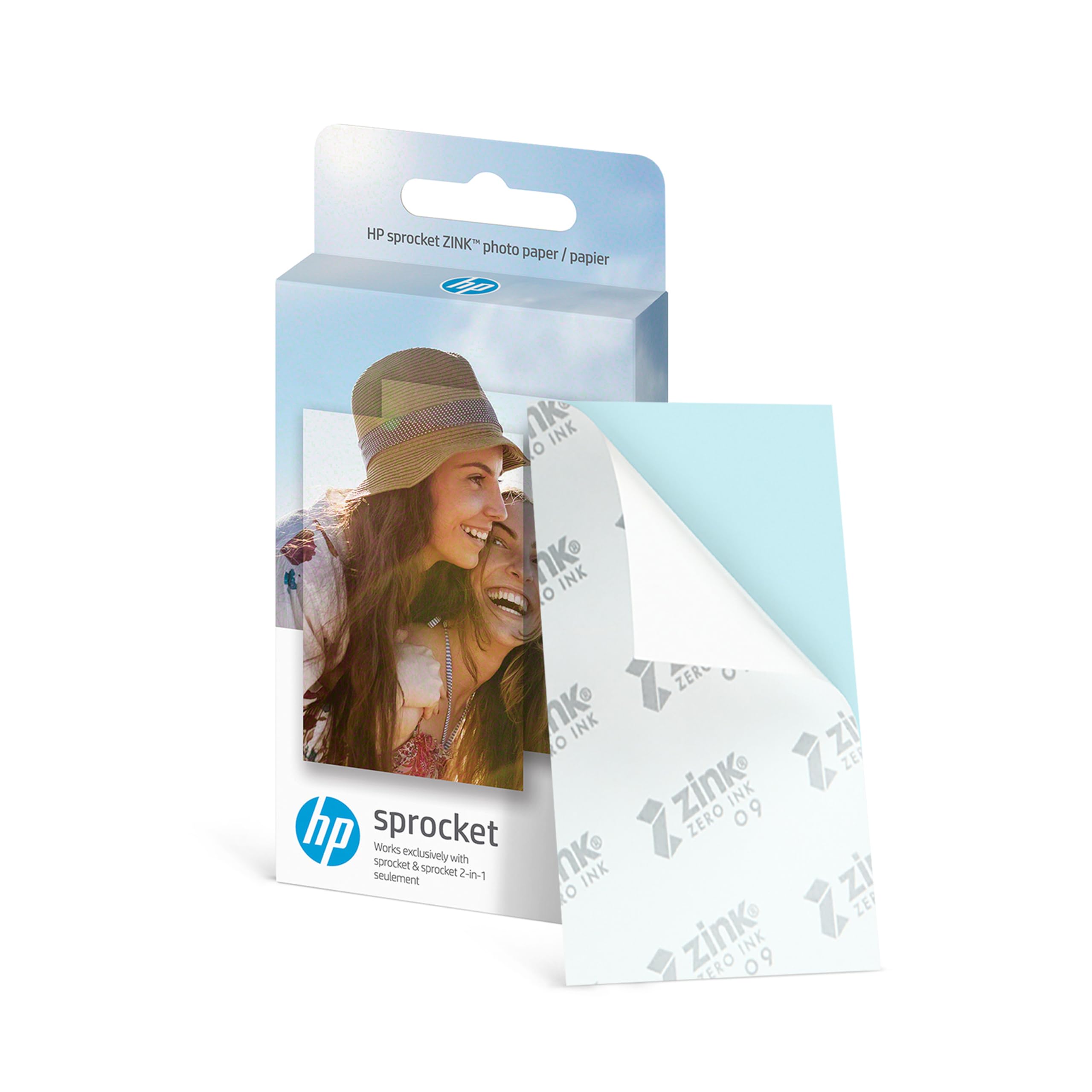 HP Sprocket Portable 2x3 Instant Photo Printer (Lilac) Print Pictures on Zink Sticky-Backed Paper from Your iOS & Android Device.