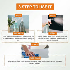 Advanage 20X Household Cleaner Concentrate Refill, 32 oz | Citrus All Purpose Cleaner | Multi Surface Dilute for Floors, Carpets, Glass, Counters, Appliances, and General Home Cleaning, USA Made