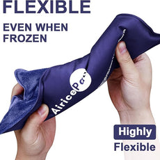 2 Ice Packs for Pain Relief, Gel Cold Pack for Knee Neck Shoulder Ankle Elbow Hip Back Injuries Reusable, Hot & Cold Compress Therapy for Swelling, Bruises, Surgery, 7”x 11”, Blue