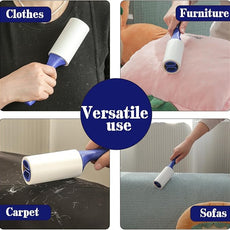 Lint Rollers 525 Sheets Extra Sticky Lint Roller Portable Lint Remover with 2 Upgraded Handles 5 Rollers for Pet Hair Clothes Furniture Blanket