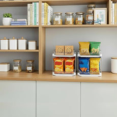 Bathroom Organizers And Storage – With Multipurpose Holder, 2 Sets of 2 Tiers Stackable Under Sink Bathroom Drawer Organizer Multi-Purpose Pantry Organizer And Kitchen Organization With Dividers