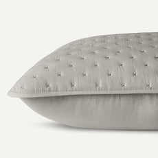 Amazon Basics Brushed Microfiber Quilt Set, Extra Soft with Natural Texture, 3-Piece,King, Grey