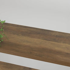 HSH Industrial Wood and Metal 5 Tier Bookshelf, Large Tall Open Rustic Wide Etagere Bookcase, Vintage Farmhouse Modern Wooden Big Book Shelf for Home Living Room Bedroom Office Storage, Rustic Oak