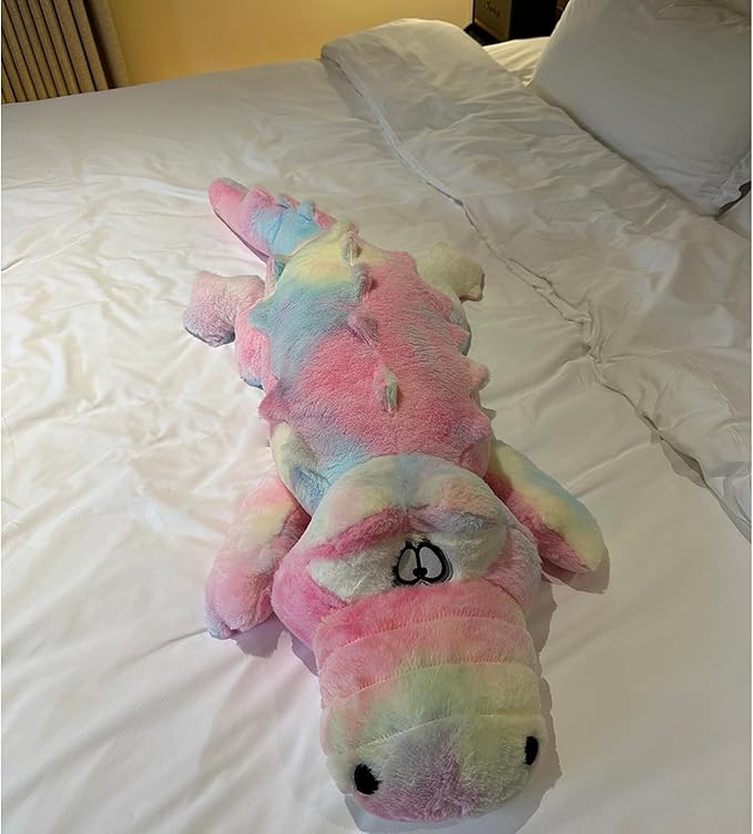 Hofun4U Alligator Plush Pillow, 38 inch Alligator Stuffed Animal, Home Decoration Christmas Valentine’s Birthday Gift for Boys Girls Adults Kids