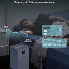 Matter Certified Air Purifier with H13 Filter, Compatible with Alexa Google Home Apple HomeKit, Large Room Coverage 1937 ft²/hr, Washable Pre-Filter, Eco Mode, PM2.5 Monitor, Sleep Mode