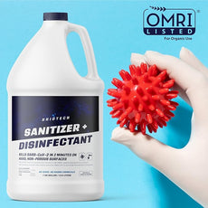 BRIOTECH Sanitizer Disinfectant Hypochlorous, Kill 99.99% of Viruses & Bacteria, Control Mold, Eliminate Odor, Gentle for Nursery & Play Rooms, Food Contact Surface Sanitizer, 1 Gallon Refill