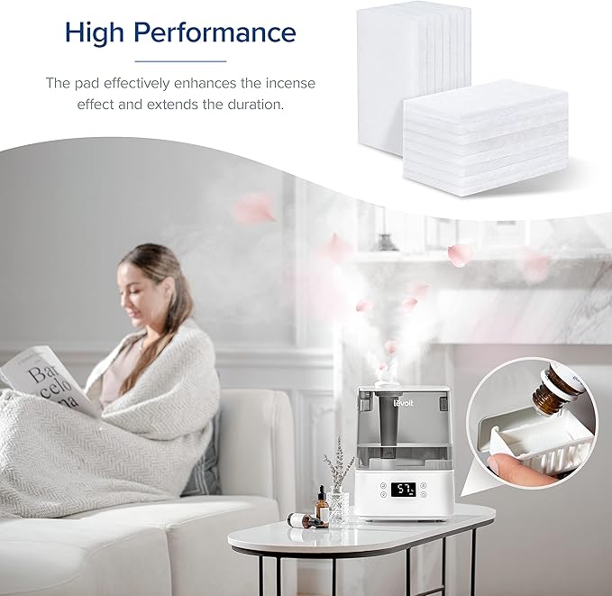LEVOIT OasisMist Smart Cool and Warm Mist Humidifiers & Aroma Pads 16 Pack, Humidifier Replacement Filters & Humidifier Replacement Filters 10-Pack