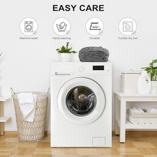 FreshCulture California King Fitted Sheet Only - Hotel Quality Fitted Sheet - Ultra Soft & Breathable - Brushed Microfiber - Deep Pocket - Cooling Fitted Sheets for Cal King Size Bed (Dark Grey)