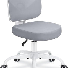 Primy Kids Desk Chair, Pink Study Chair for Boys Girls with Height Adjustable, Swivel Mesh Task Student Chairs for 4-12, Growing Teen Office Chair for Home/School/Office(Gray)