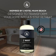 Aroma Country 1 Way Diffuser Oil - Luxury Hotel Santal Fragrance Oil for Diffuser Refill, Sandalwood Home Aroma Diffusers & Room Spray - My Way Premium Aromatherapy Oils & Home Scent (4 Fl Oz)