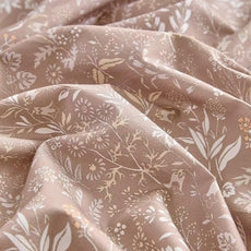 MKXI Vintage Comforter Set Full Size Wildflower Comforter Set Floral Bedding Set Brown Floral Duvet Comforter Microfiber Bed Set Soft Reversible Design Farmhouse Comforter Khaki