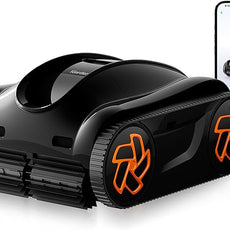 (2025 Upgrade) Pool Cleaner K60, 6H Runtime Cordless Robotic Pool Vacuum, Touch Screen, Smart Navigation, Cleans Floor, Walls, Waterline, Ideal for Above & In-Ground Pools, Self-Parking