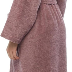 Arus Women's Hooded Classic Bathrobe Turkish Cotton Robe with Full Length Options