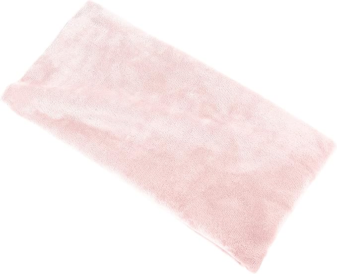 EVOLIVE Soft Micromink, Faux Fur, Faux Velvet Euro Sham Cover Pillowcase Replacement with Zipper Closure (26"x26" Euro Sham, Pink)
