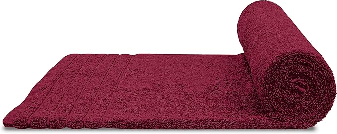 Tens Towels Pack of 2 Extra Large Bath Sheets 35 x 70 Inches, 100% Cotton, Larger & Lighter Weight, Quicker to Dry, Super Soft & Absorbent, Oversized Bath Towels, Burgundy