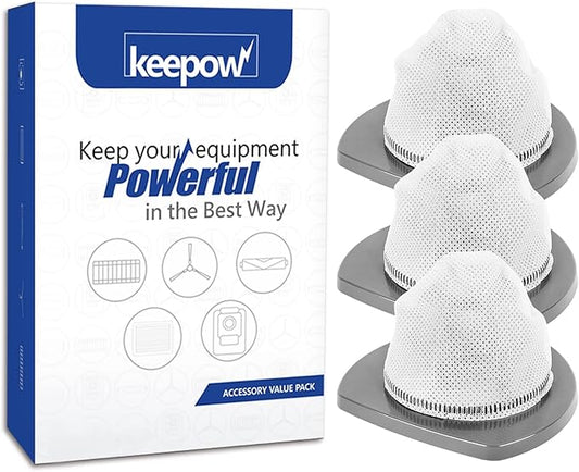 KEEPOW Featherweight Replacement Filters Compatible with Bissell Featherweight Stick Lightweight Bagless Vacuum 2033, 20331, 20333, 20336, 20339, 2033M (3 Pack)