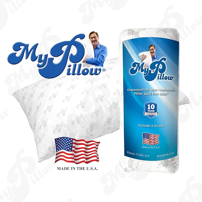 MyPillow Bedding Bed Pillows for Sleeping King Size, Set of 2, for Back, Stomach or Side Sleepers - My Pillow Classic [King, Firm]