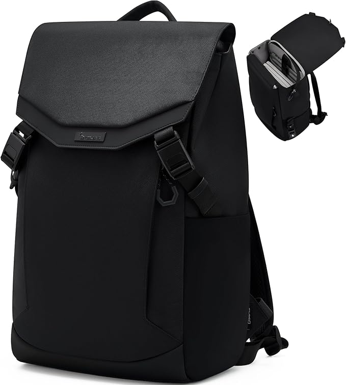 OIWAS Backpack for Men, 16 Inch Laptop Backpack for Men with Magnetic Buckle, Water-Resistant Travel Laptop Backpack