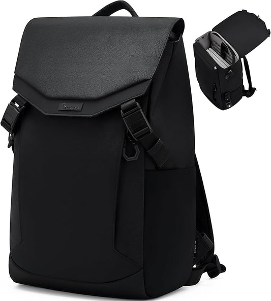 OIWAS Backpack for Men, 16 Inch Laptop Backpack for Men with Magnetic Buckle, Water-Resistant Travel Laptop Backpack